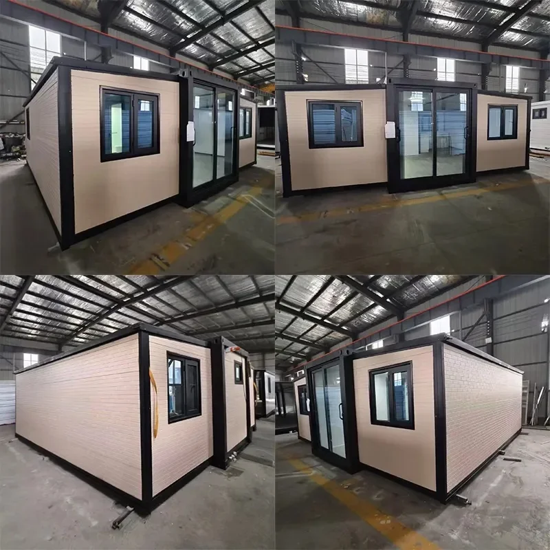 Prefabricated Container House Fast Consolidation Folding Mobile Home Collapsible Storage Sheds Foldable Container House for USA