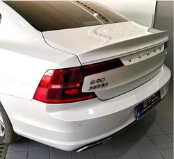 For VOLVO S90 2017 2018 2019 2020 ABS Exterior Rear Spoiler Tail Trunk Boot Wing Decoration Car Styling For S90