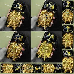 Saint Seiya Knights of the Zodiac For iPhone 15 13 14 16 Pro Max XS XR X Case For iPhone 11 12 16 Pro Max Plus Mini Cover