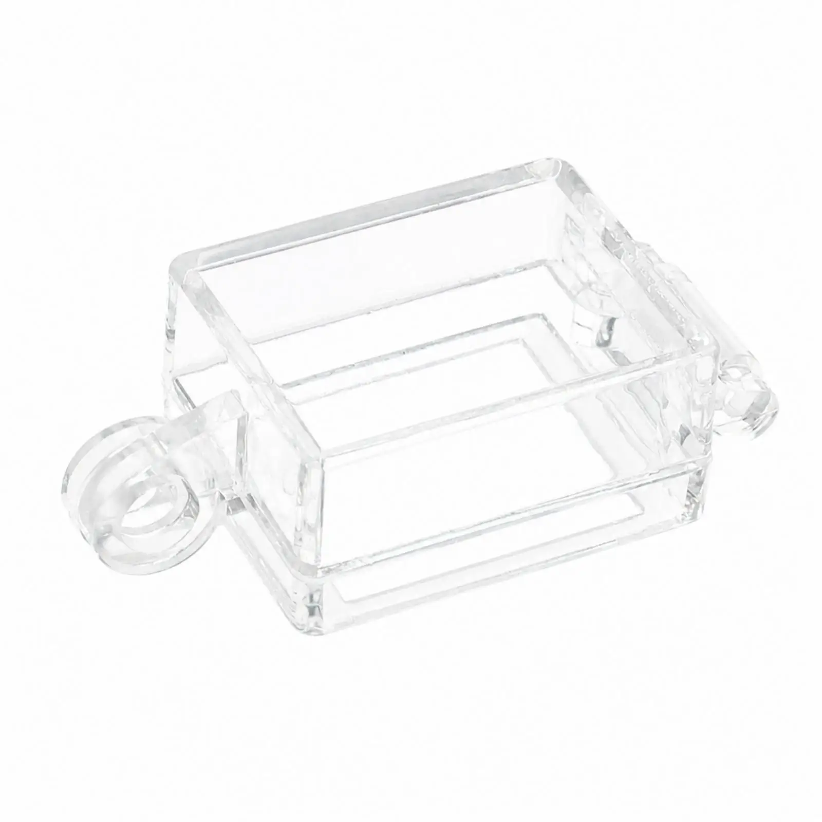 Hinged Rocker Switch Lockout Device PC Safety Cover with Square Design for Panel Mounting