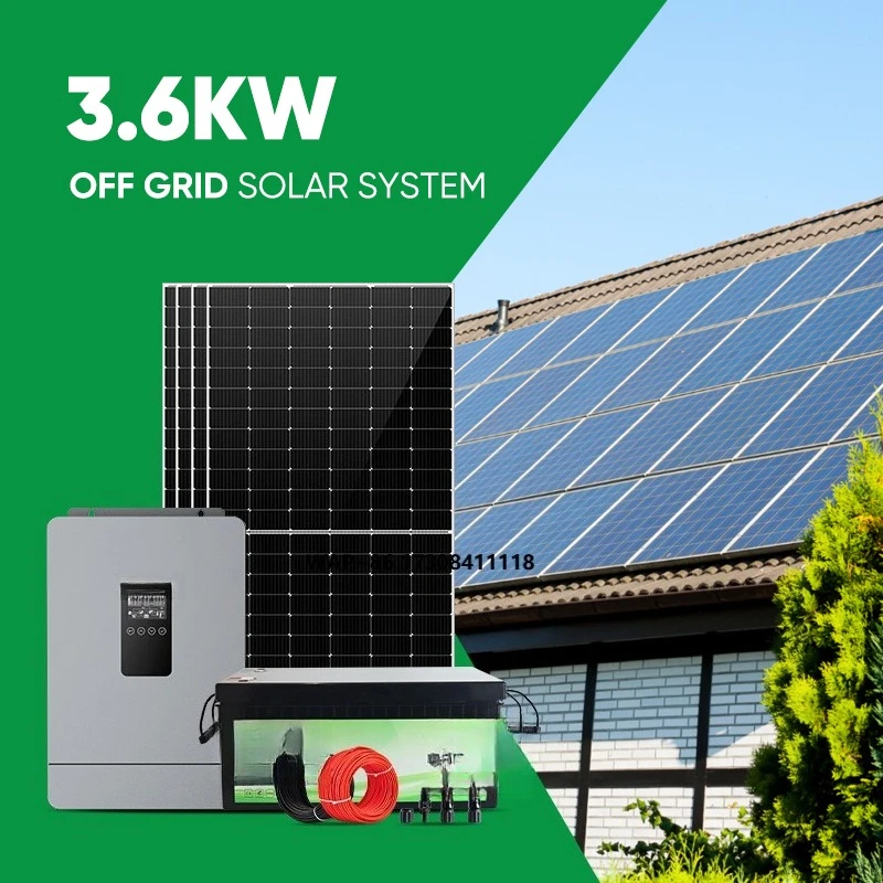

Complete Set Solar Energy Power Storage System 3KW 4KW 5KW Generator Energy Home Kit