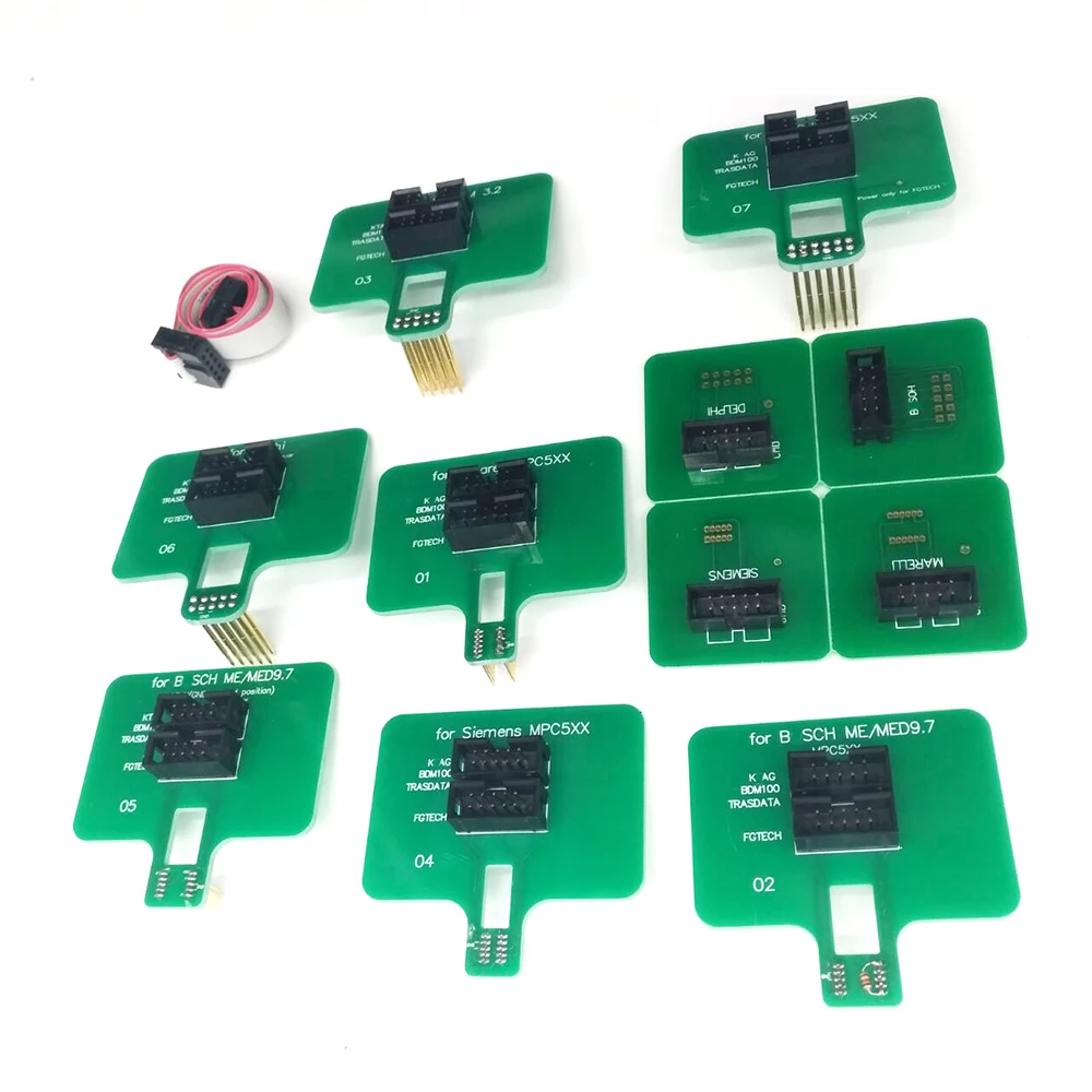 Newest BDM Frame Adapters 11pcs OBD2 Diagnostic Tool  Chipt-uning For FGTECH V54 BDM100 BDMProbes