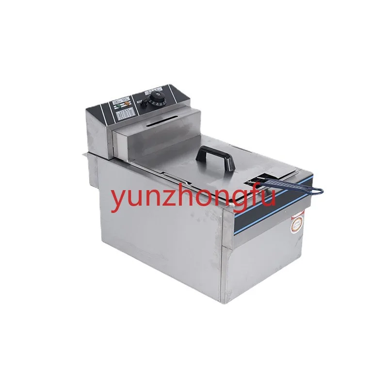 Deep fryer single double cylinder single double screen electric fryer commercial desktop stainless steel deep fryer