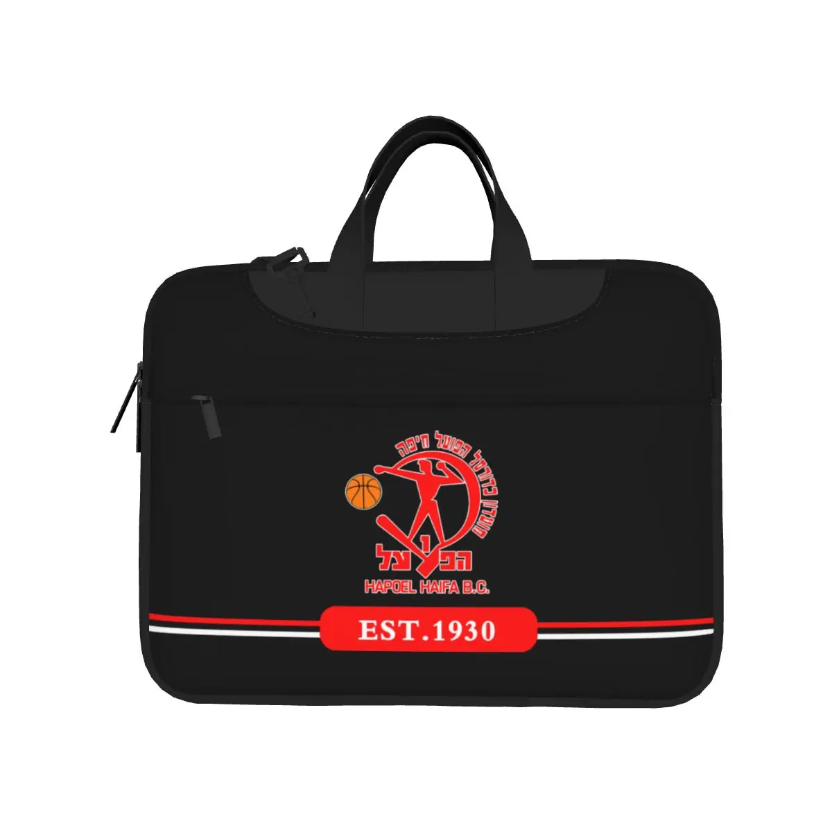 

Israel Hapoel Haifa Bc Laptop Shoulder Messenger Bag Sleeve Classic Slim Messenger Bag Business Casual or School