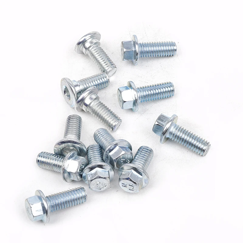 Motorcycle Brake Disc Plate Head Screws Bolt Head with Serrated Flange Cap For  KAYO BSE KLX CRF 125cc 140cc Pocket Dirt Bike