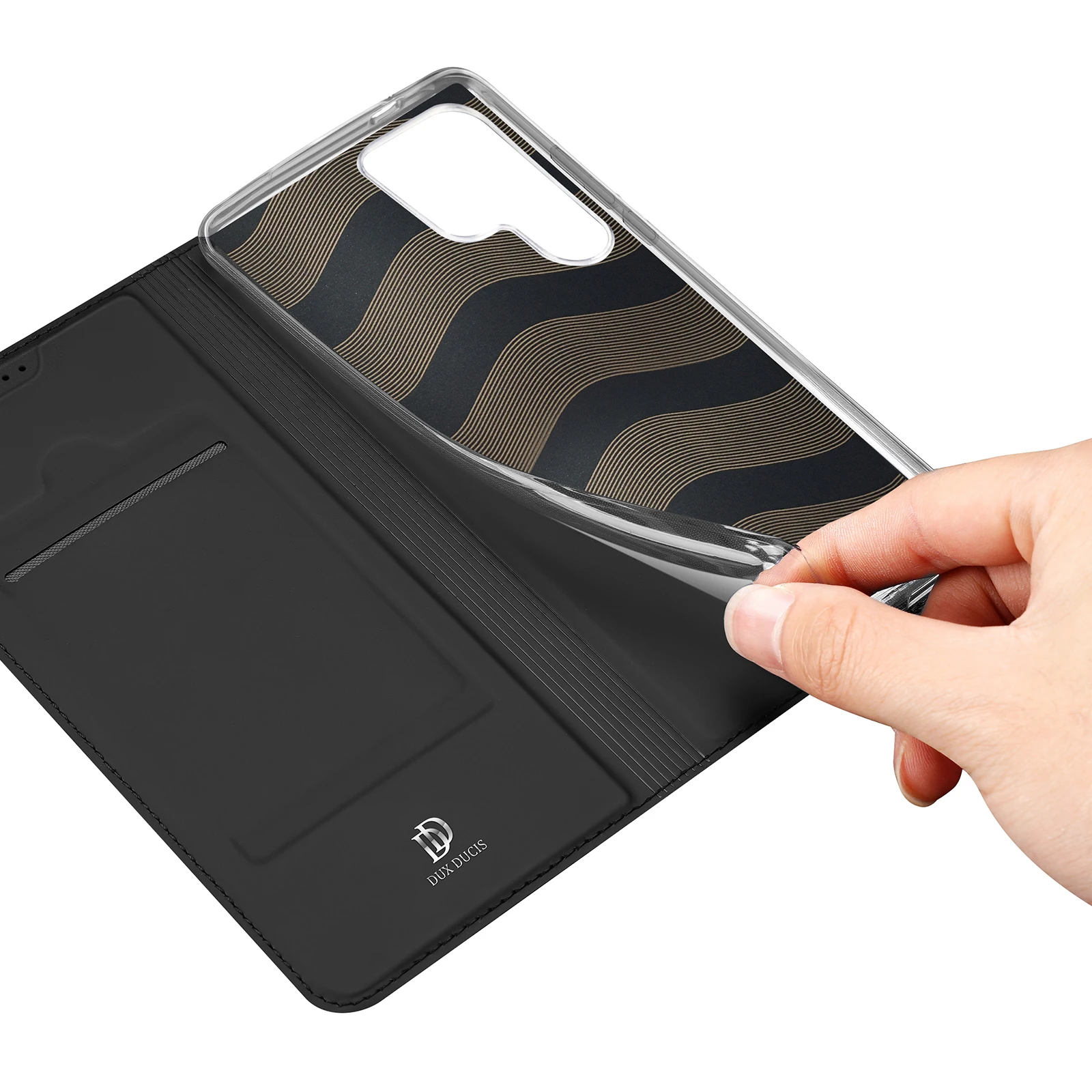DUX DUCIS  PU Leather Flip Case For Samsung Galaxy S26 S25 Ultra S25 Plus S25 Edge S24 S25 FE 5G Wallet Card Slot Protect Cover