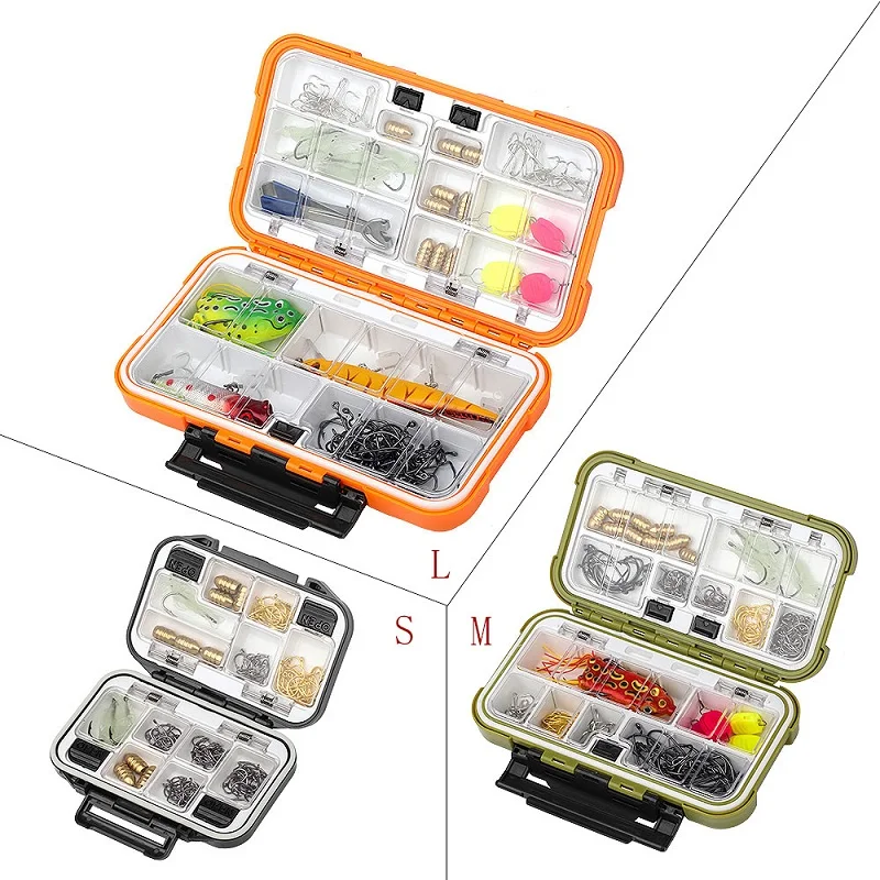 Waterproof Fishing Tackle Box fishing Accessories Tool Storage Box Fish Hook Lure Fake Bait Boxes Carp For Fishing Goods