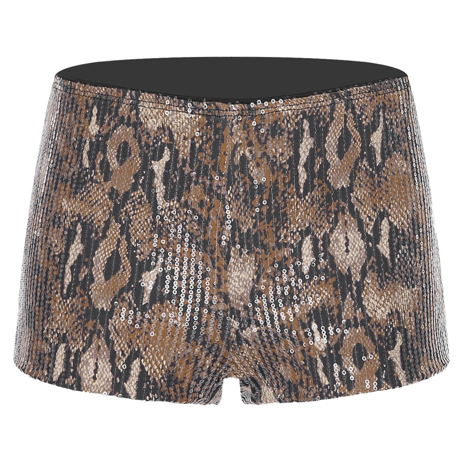 

Женские винтажные мини-шорты с леопардовым принтом и низкой талией, узкие блестящие шорты, летняя клубная одежда для вечеринок, короткие шорты для танцев на пилоне