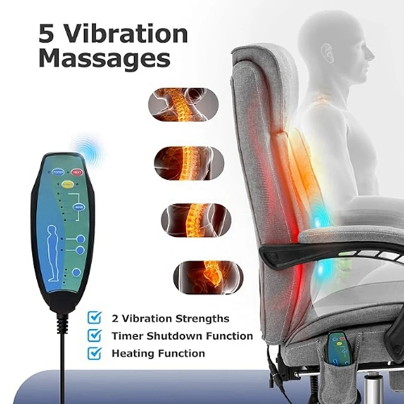 LICE-Massager Movement Motor Heating, подходит для аксессуаров для массажных стульев, офисных стульев, диванов и мебели