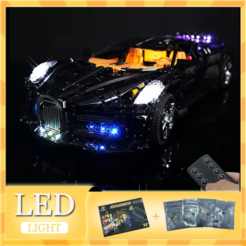 RC DIY LED Light Kit For LEGO 13163 Technical Sports Car Building Block Set ( Only LED Light,Without Blocks Model)