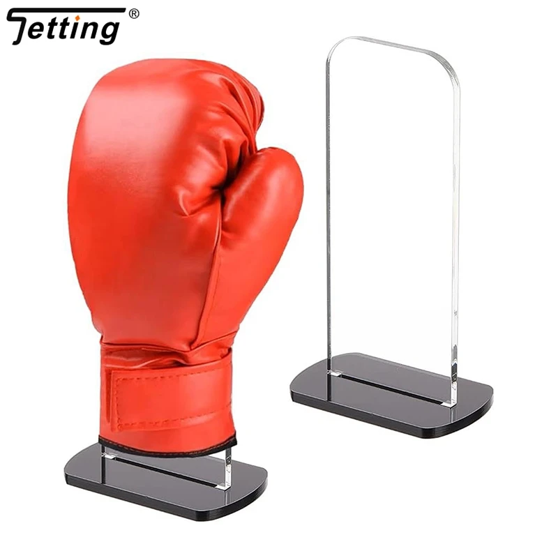 2Pcs/1Pair Boxing Glove Storage Holder Acrylic Display Stand Easy Stand For Home Bedroom Office Bedroom Desktop Stands