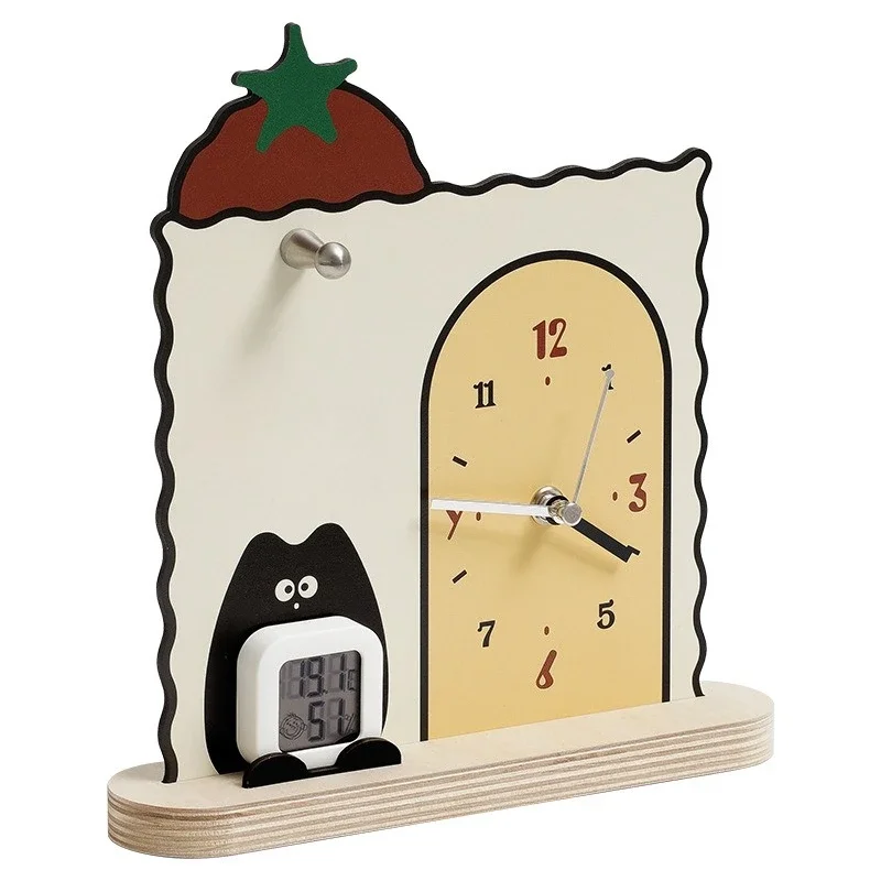 

Temperature and humidity pendulum desktop decoration entrance entrance creative clock