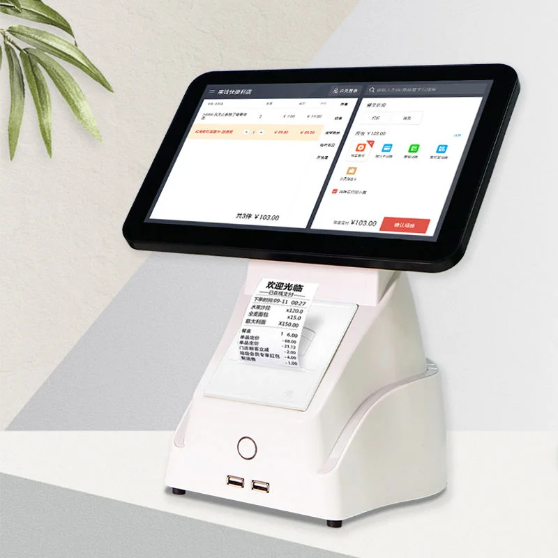 Applicable to Trade Assurance 15.6 Inch All-in-one Retail Restaurant Pos Windows Systems with 1 Software and 58mm USB printer