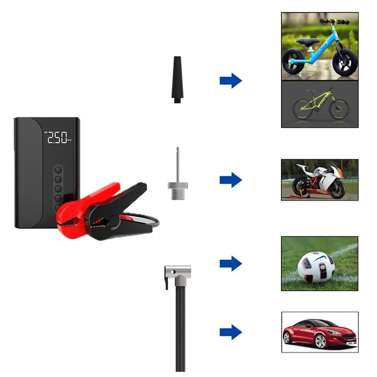 Newly developed smart products Car Air Pump  Wireless Inflatable Pump Bicycle sedan Mini Air Pump