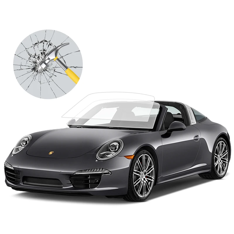 7mil Windshield Protection Film Transparent Anti Shatter Glass Safety Security Car Window Glass Armor Film for Car Body