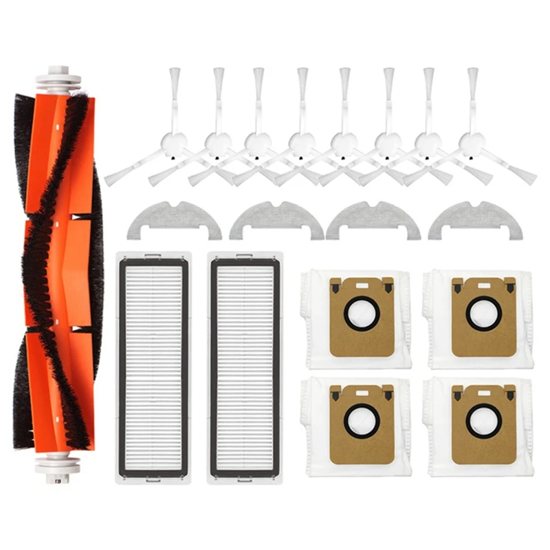 Accesorios para Robot aspirador Dreame Bot D10 Plus, cepillo lateral principal, filtro Hepa, paño de mopa, bolsas de polvo, accesorios