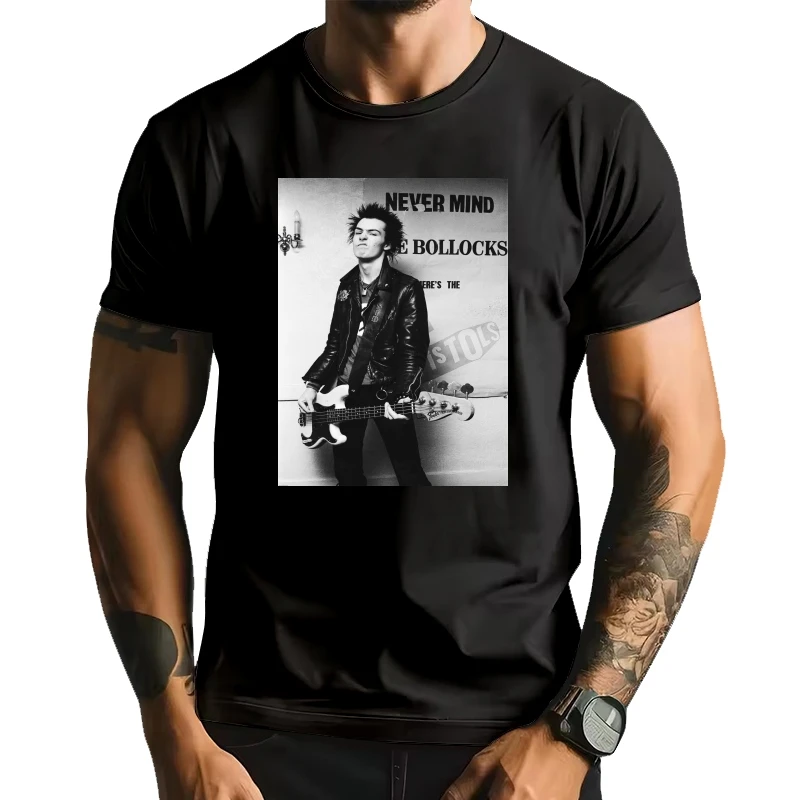 

Sid Vicious T-shirt Cotton Short Sleevee Men Shirt All Size S M L 234XL CA379