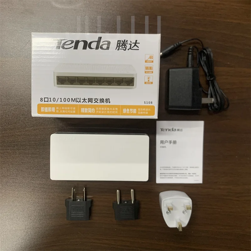 Tenda S105/S108 Fast Ethernet 10/100 Desktop Switch Hub Internet Network Switch LAN Port Plug & Play 2-Years Warranty