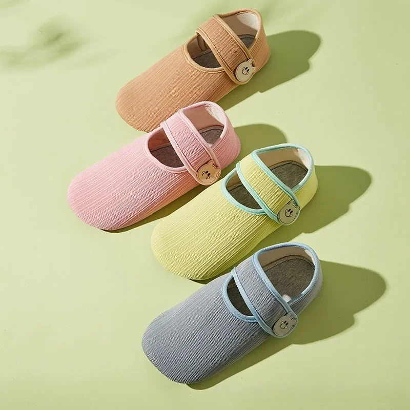 

Soft-soled Anti-slip Children Socks for Baby Toddler Indoor Floor Shoes Spring Autumn Solid Color Comfortable Socks Ropa De Bebe
