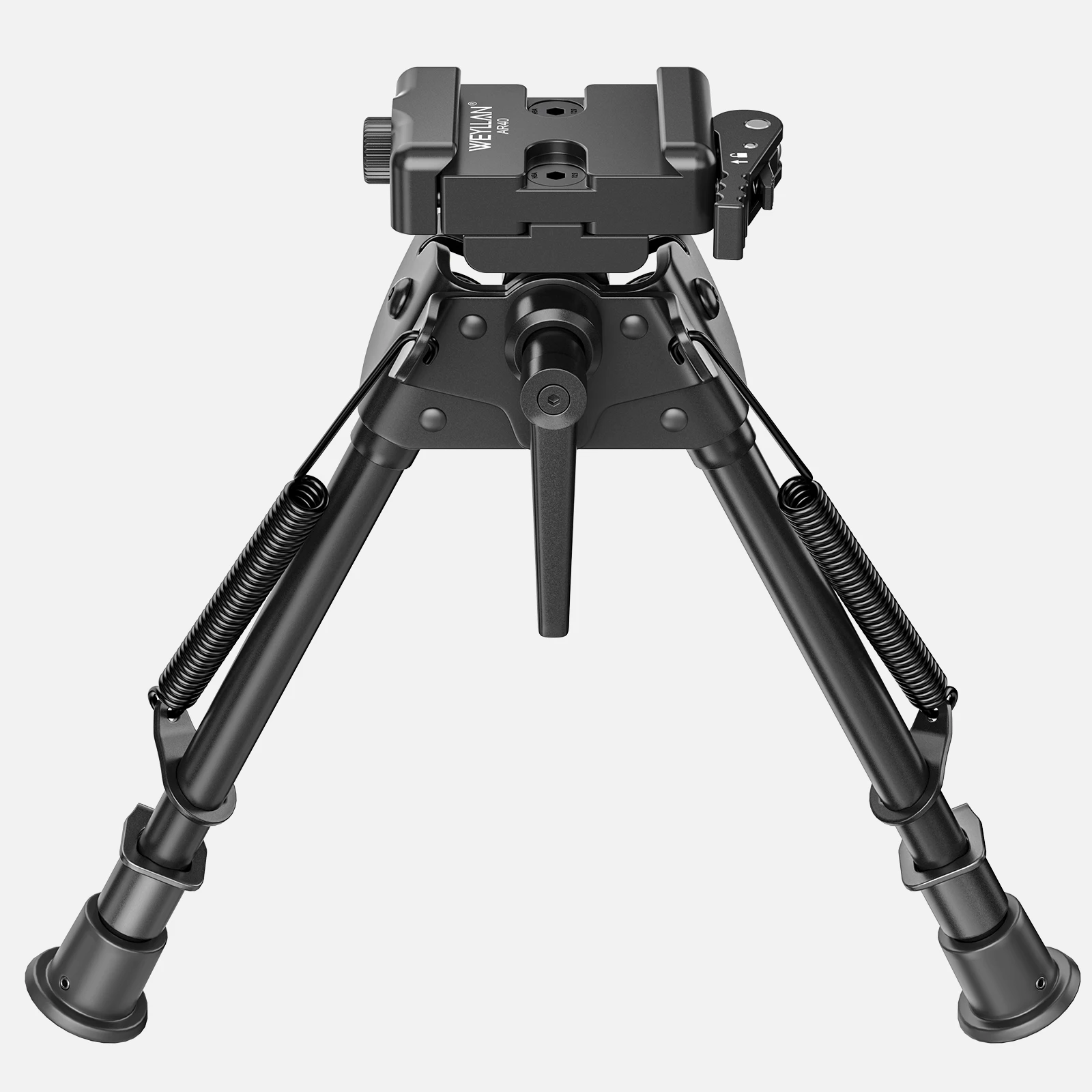 Szybkozłączka Arca-Swiss z dźwignią i pokrętłem precyzyjnego regulacji, adapter do mocowania na dwunógach Atlas Harris, głowicy kulowej statywu. — zdjęcie produktu 3