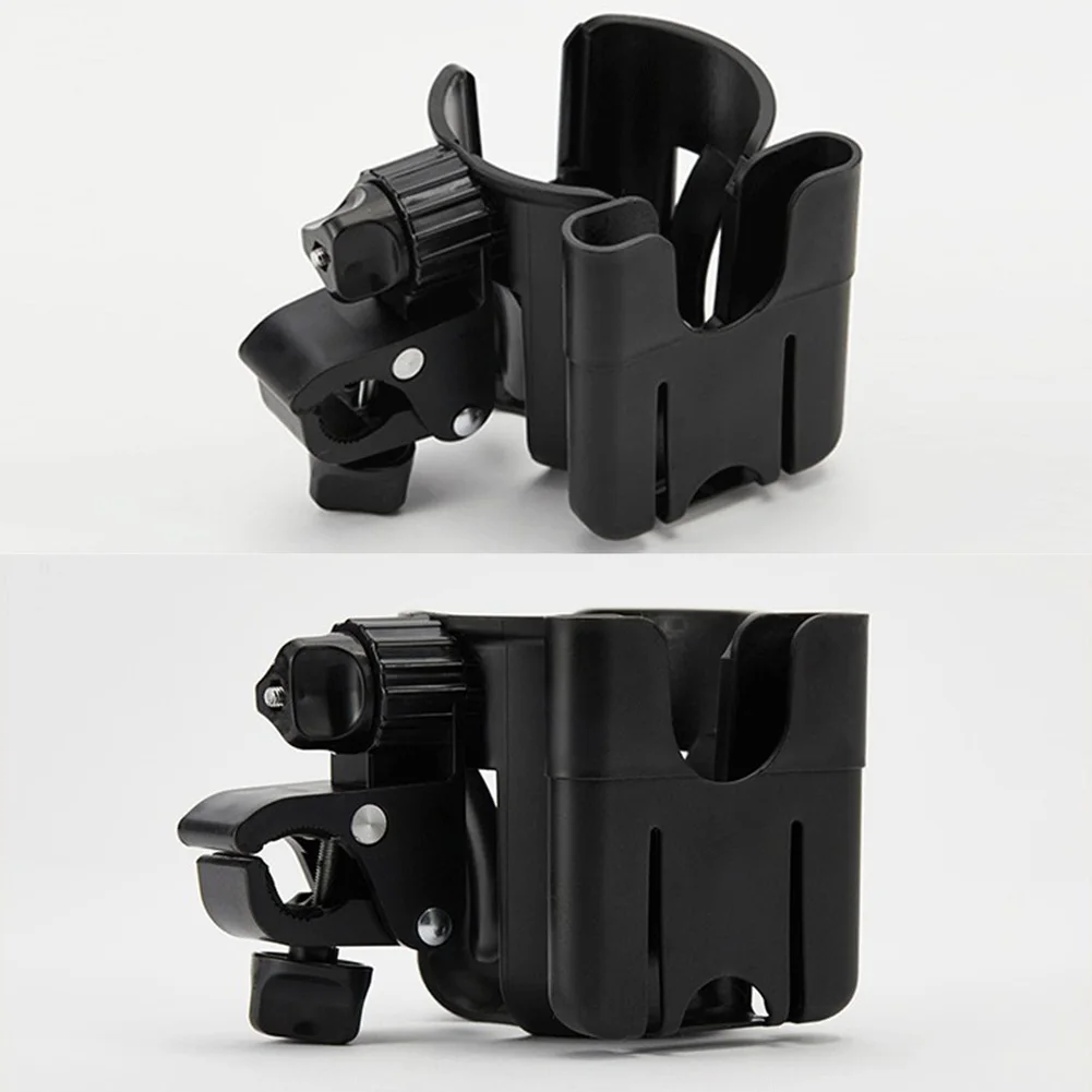 Portabicchieri 2 in 1 Portabicchieri per passeggino con porta telefono Portabicchieri universale per carrello da golf per bici per scooter per sedia a rotelle