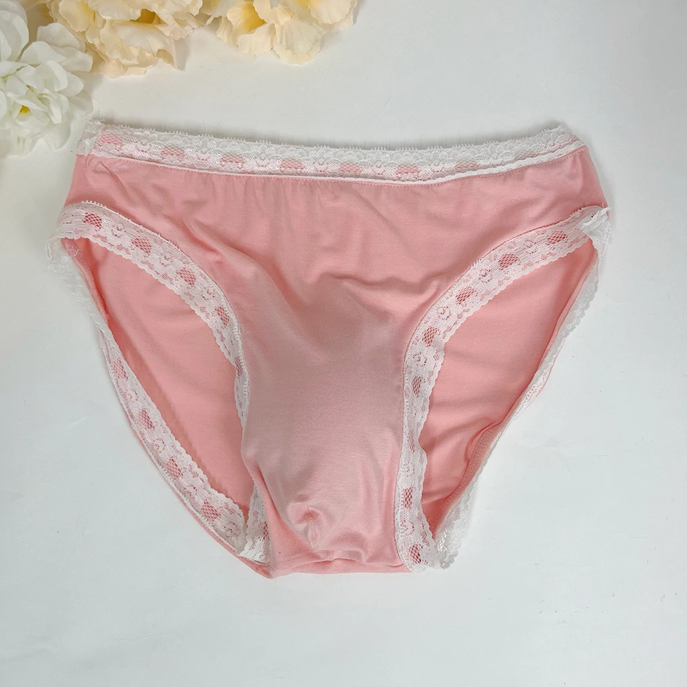 Men's Underwear Sexy Men's Lace Briefs U-Convex Pouch Low-Rise Comfortable And Breathable Shorts Briefs Men Underwear