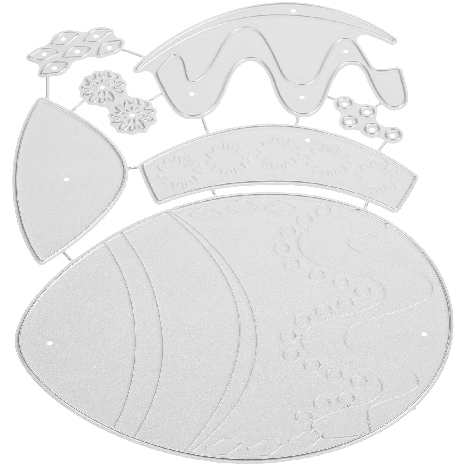 

Golden Egg DIY Cutting Mould Metal Die for Scrapbooking Crafts Home Decor Photo Album Reusable Easy Clean Delicate Design