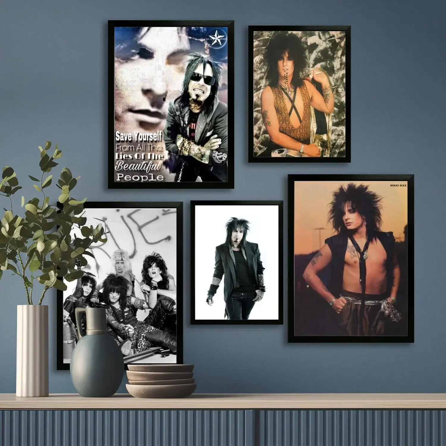 

nikki sixx Canvas Art Poster, Wall Art, Picture Print, Modern Family, Bedroom Decor, Posters,Decorative painting