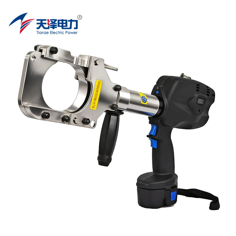 Tianze Electric Power Battery Powered Hydraulic Cutting Tool For Copper Aluminum Armoured Cable Alloy Steel 70MPa Pressure Max