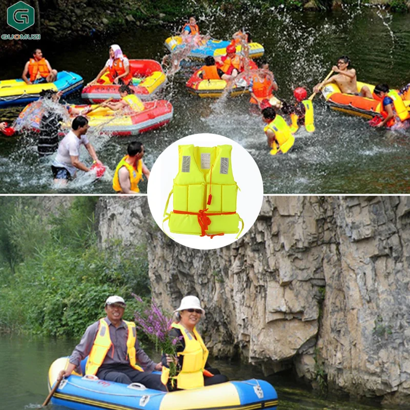 سترة نجاة بوليستر للتحكم في الفيضانات في حالات الطوارئ، سترة طفو عالية باللون الأخضر الفلوريسنت، سترة نجاة للعمل البحري، سترة نجاة للبالغين