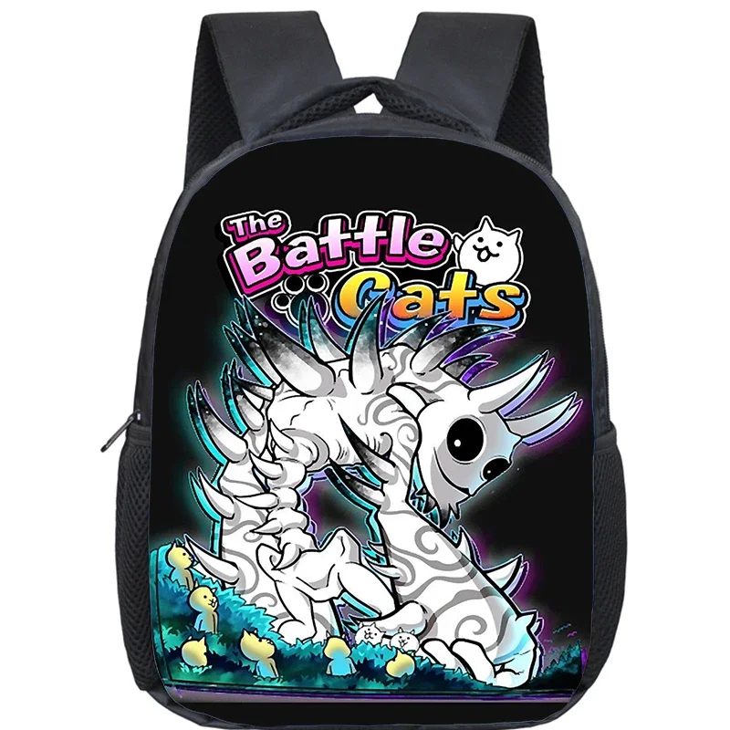 Kid The Battle Cats Kindergarten bag Cartoon Knapsack Children Backpacks Boys Girls Small School Bag Back To School Gift Mochila