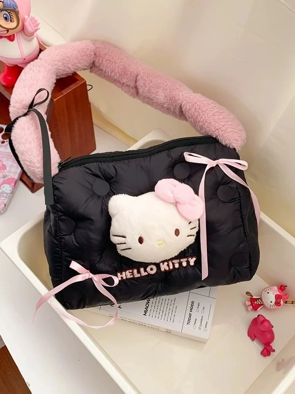 

Hello Kitty модная дорожная сумка большой емкости водонепроницаемая сумка через плечо Kawaii сумка для хранения фитнеса