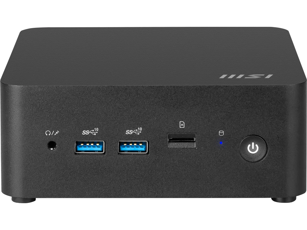 MSI Cubi NUC 1M-010BUS Black Mini PC Barebone, Intel Core 5 120U, Thunderbolt 4, Dual 2.5G LAN, 4 USB, Quad Display view 8
