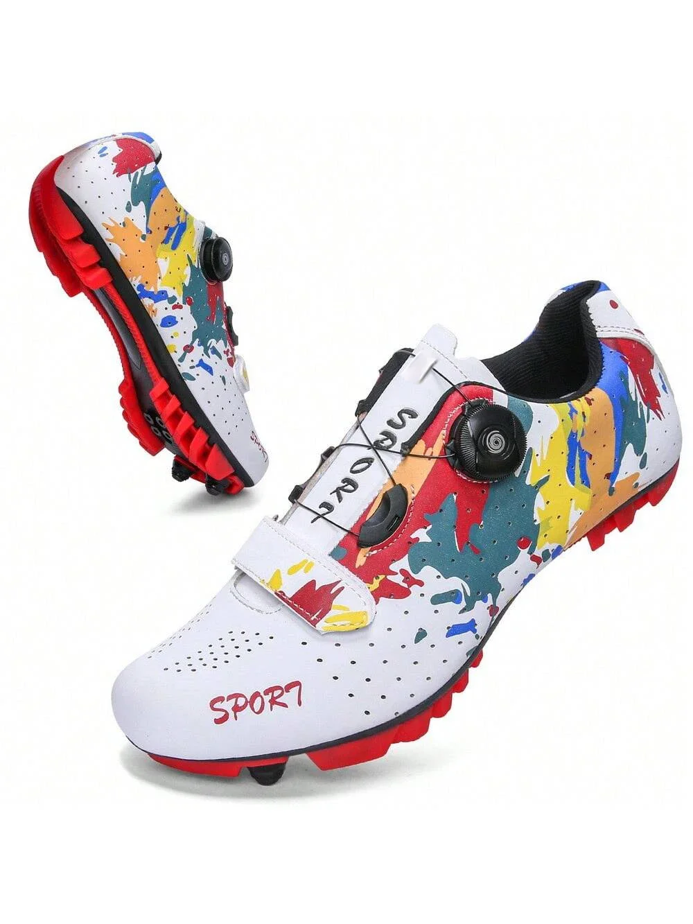 Men Cycling Shoes Speed Cleats Mountain Bike Sneakers Professional Racing Nop-slip Mountain Bicycle Footwears Sizes 36-46