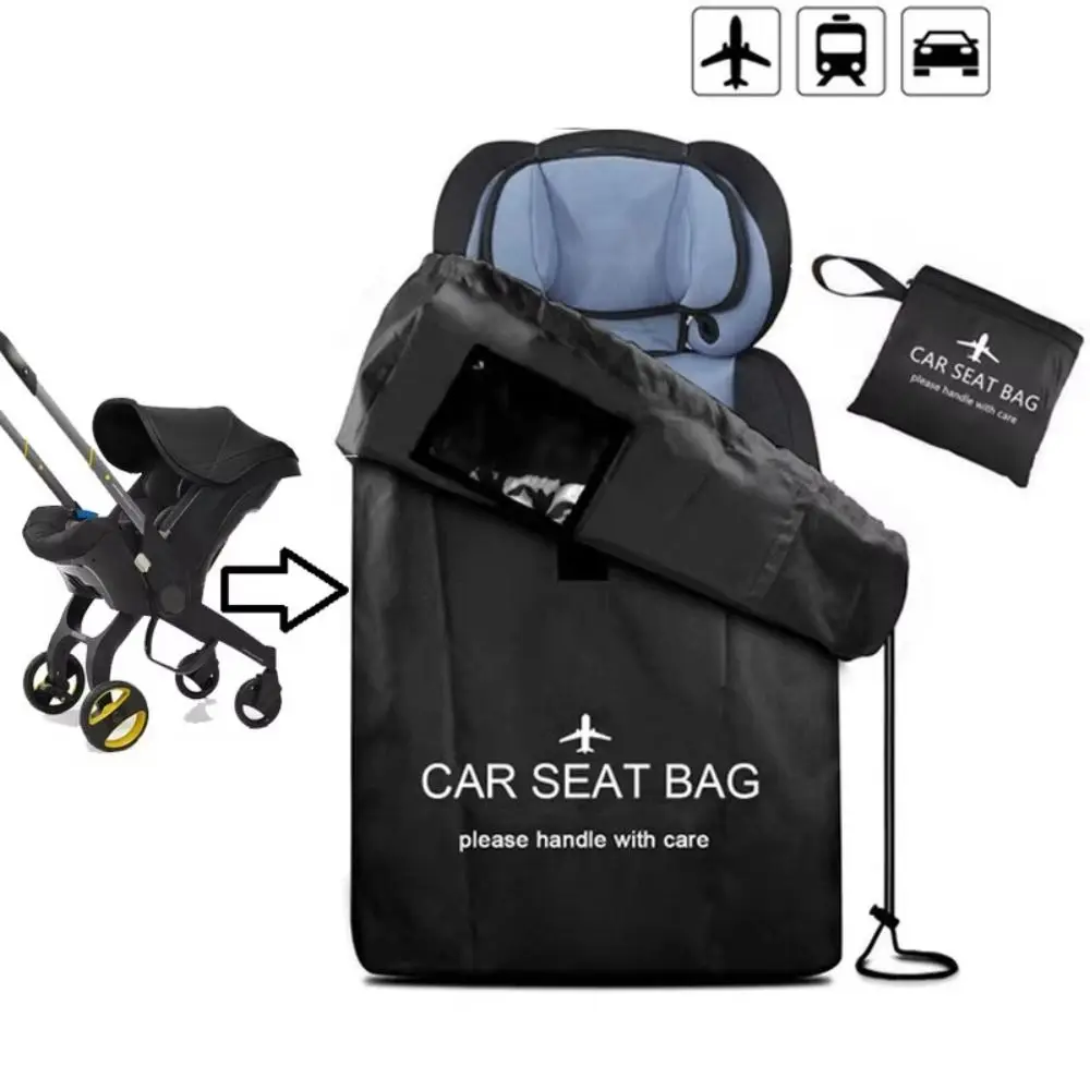 

Large Capacity Baby Car Seat Travel Bag Cover Waterproof 300D Oxford Baby Safety Seat Backpack Dustproof for Doona Stroller
