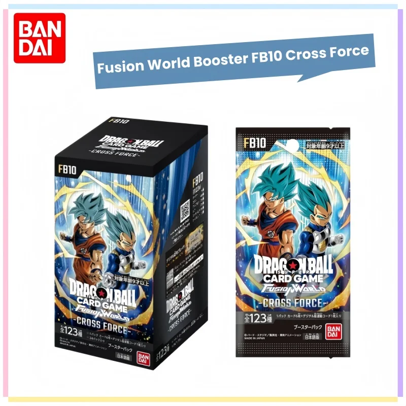 バンダイ-ドラゴンボール-fb10-スーパーカードゲーム-フュージョンワールド-ブースターパック-クロスフォース-tcg-コレクションカード-ブースターパック1パック6枚入り