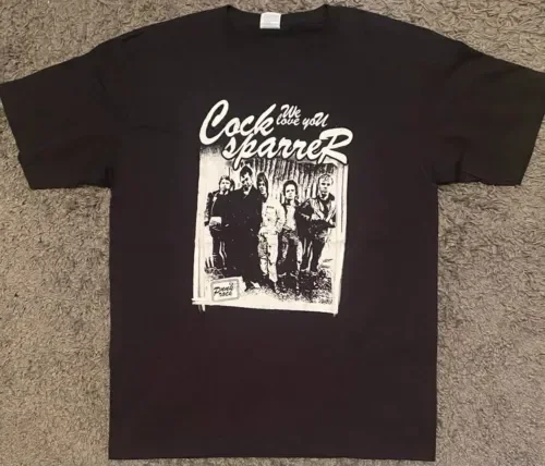 COCK SPARRER T SHIRT decca SKINHEAD PUB ROCK N ROLL oi street punk sham 69 NEW L long or short sleeves