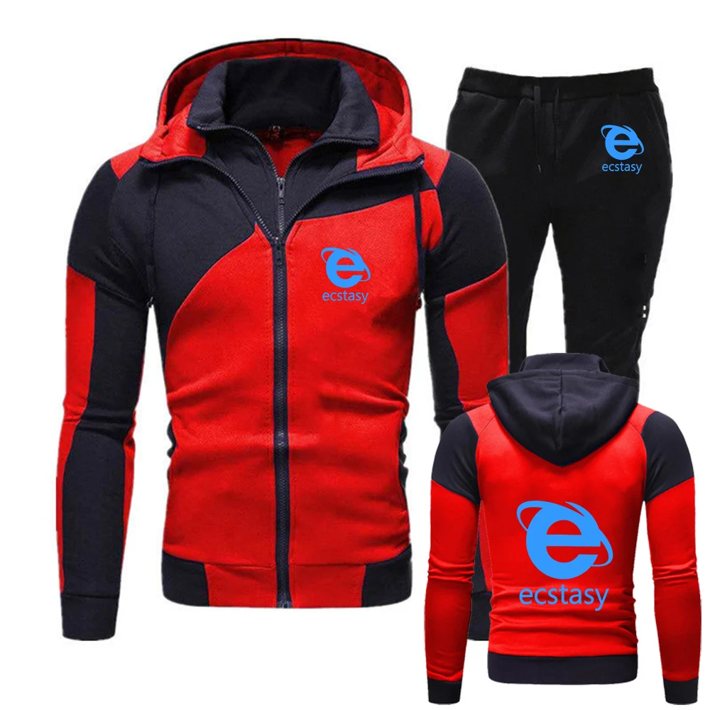 

Streetwear Ecstasy Logo Print 2026 Men's Spring And Autumn Best Seller High Quality Anti Collision Shirt Hoodies Pants Suits