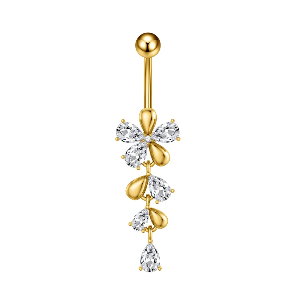 Chain Tassel Dangled Belly Piercing Ring, Gift