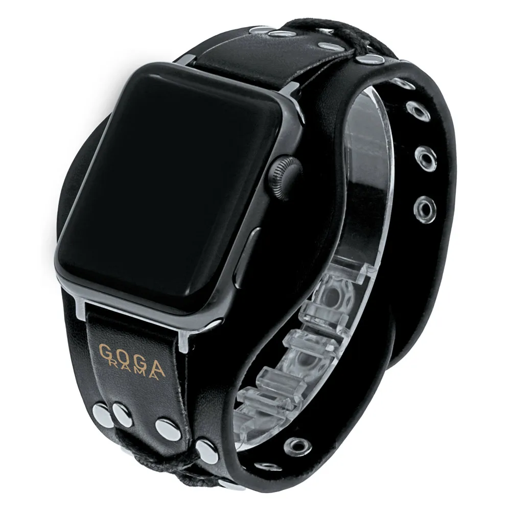 GOGARAMA Punk Chain Steampunk IWatch Band Compatible Apple Watch 49mm 45mm 44mm 42mm 41mm 40mm 38mm 9/8/7/6/5/4/3/2/1/SE/SE2 03