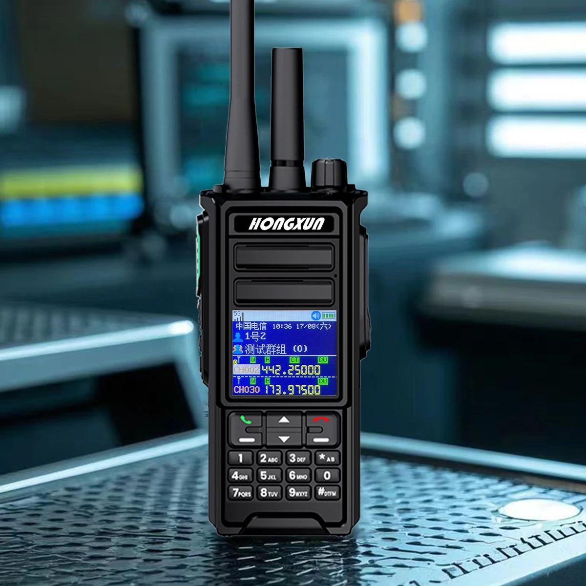 HX HP-788 Walkie Talkie 4G POC UHF/VHF 5000KM Range GPS Group Setup IP68 Waterproof 10W Large Battery