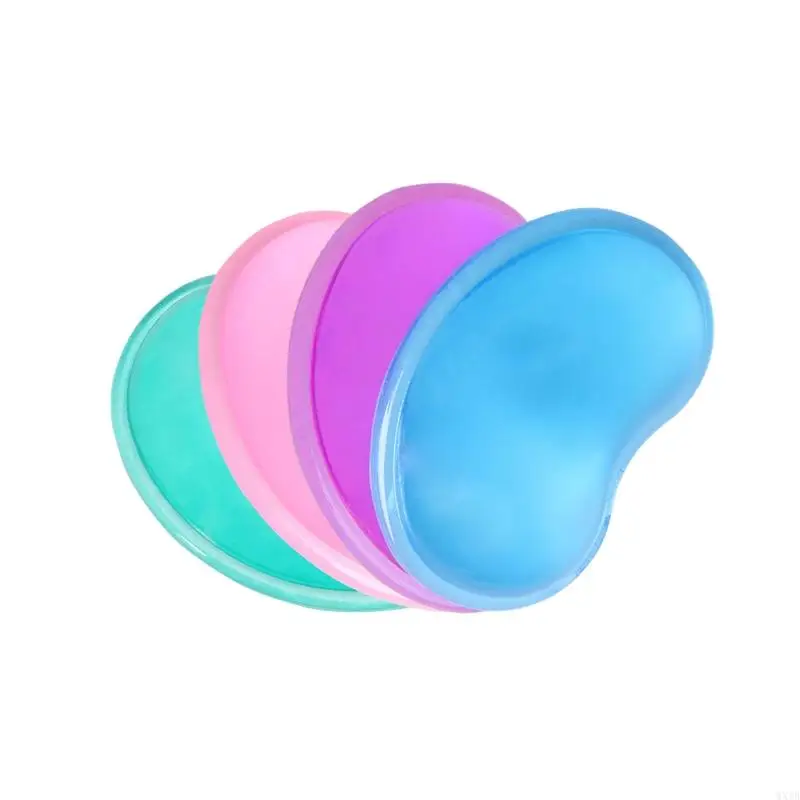 وسادة الماوس المتموج ، وسادات الماوس هلام السيليكون الشفافة ، مقاومة للماء ، مميزة