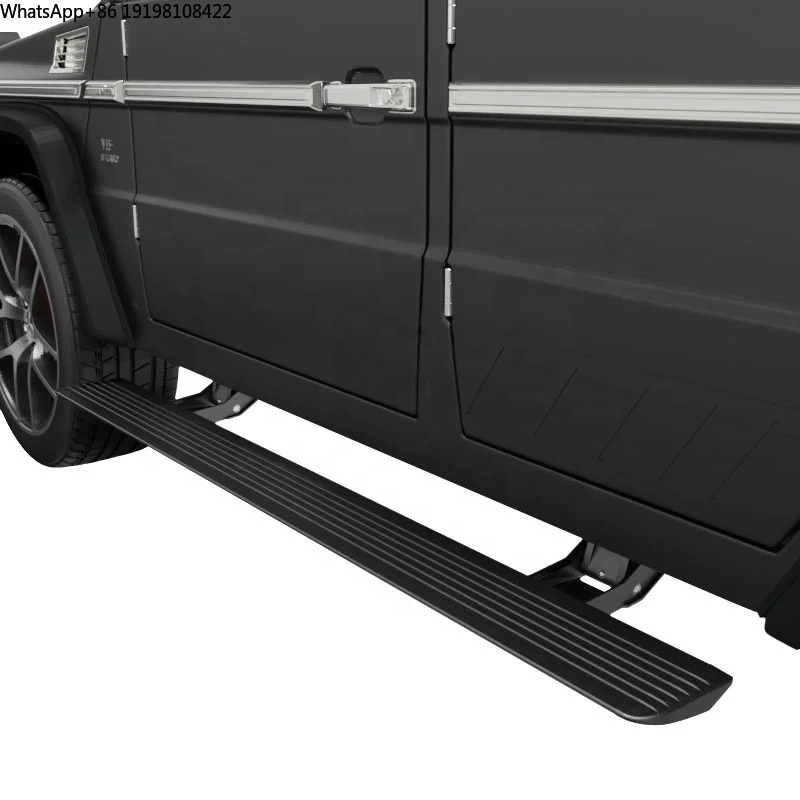 

There Are Steps and Side Exhaust Outlets on the Vehicle Power Running Boards for Benz G500 G63 Electric Side Step 2019-2023