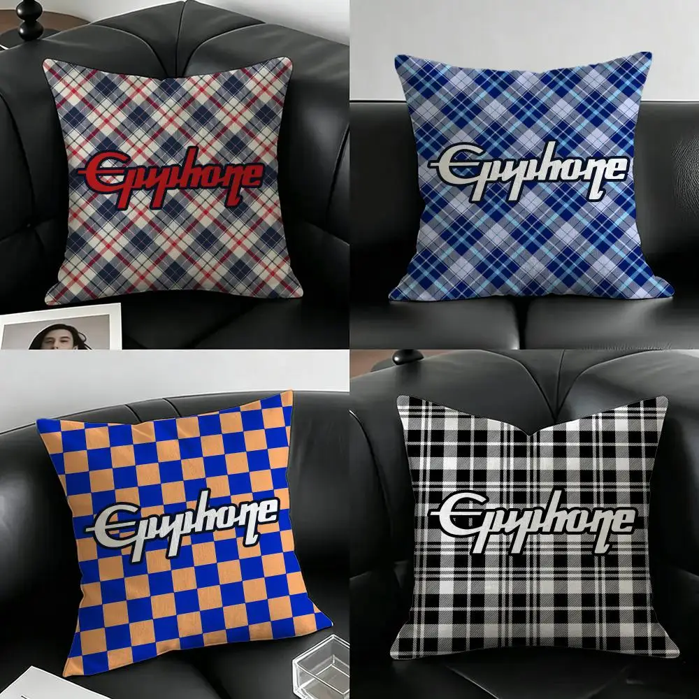 Brand Epiphone Cushion Cover Natural Linen Pillowcase Set, All-in-One Decor for Sofa, Bedroom & Chair