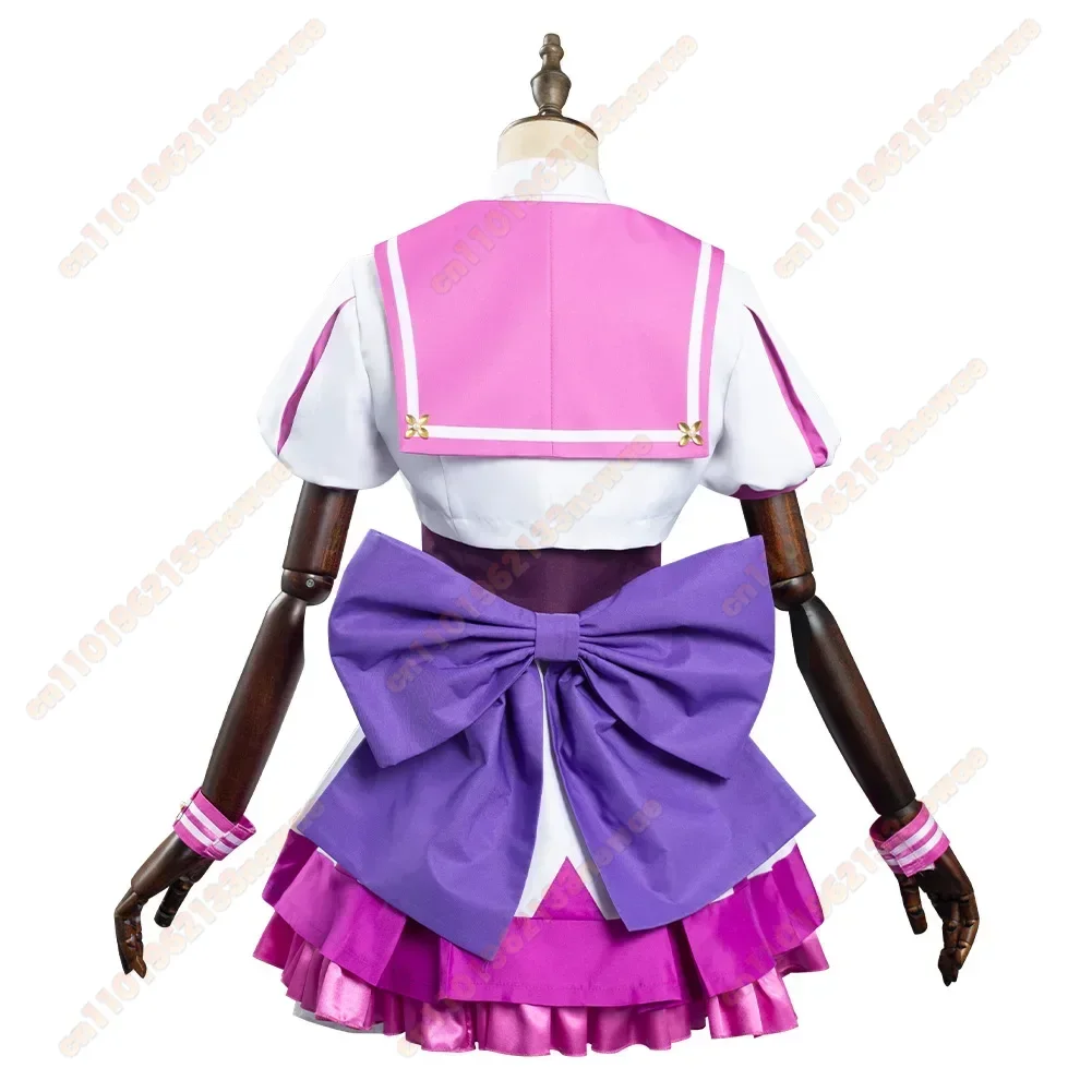 MINISO 2025 Kostum Cosplay Minggu Spesial Derby Cantik Pakaian Seragam Sekolah Setelan Karnaval Halloween