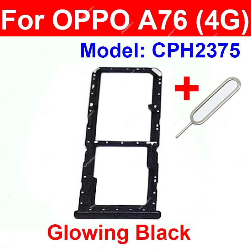 Sim Card Tray Holder Reader For OPPO A76 A77 A77s A78 4G 5G (2022) A83 (2018) Card Slot Adapter Replacement Repair Parts