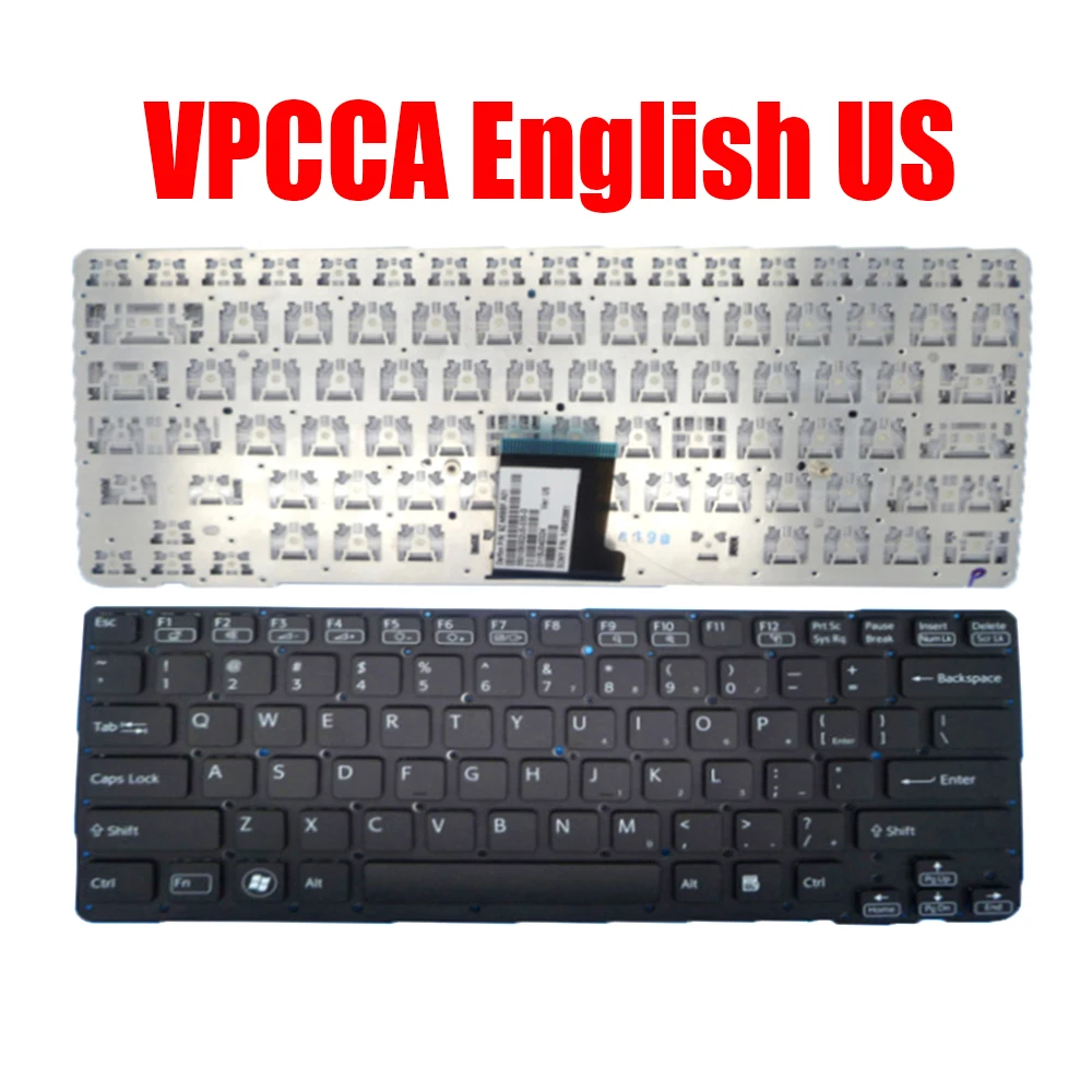 

English US Laptop Keyboard For SONY VPC-CA VPCCA 9Z.N6BBF.A01 148953861 55010S002U0-035-G 9Z.N6BSF.A01 14895211 Black New