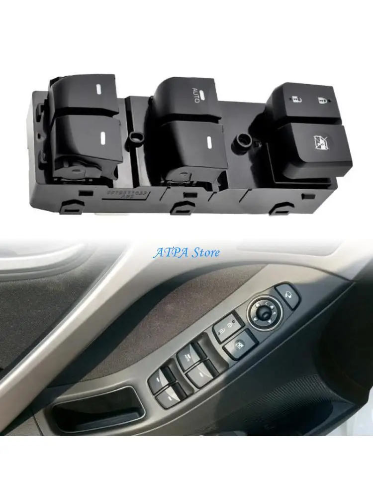 

U13C Car Window Control Vehicle Glass Button Auto Window Regulator 935703X030 Replacement Smooth Functionality Car Spare