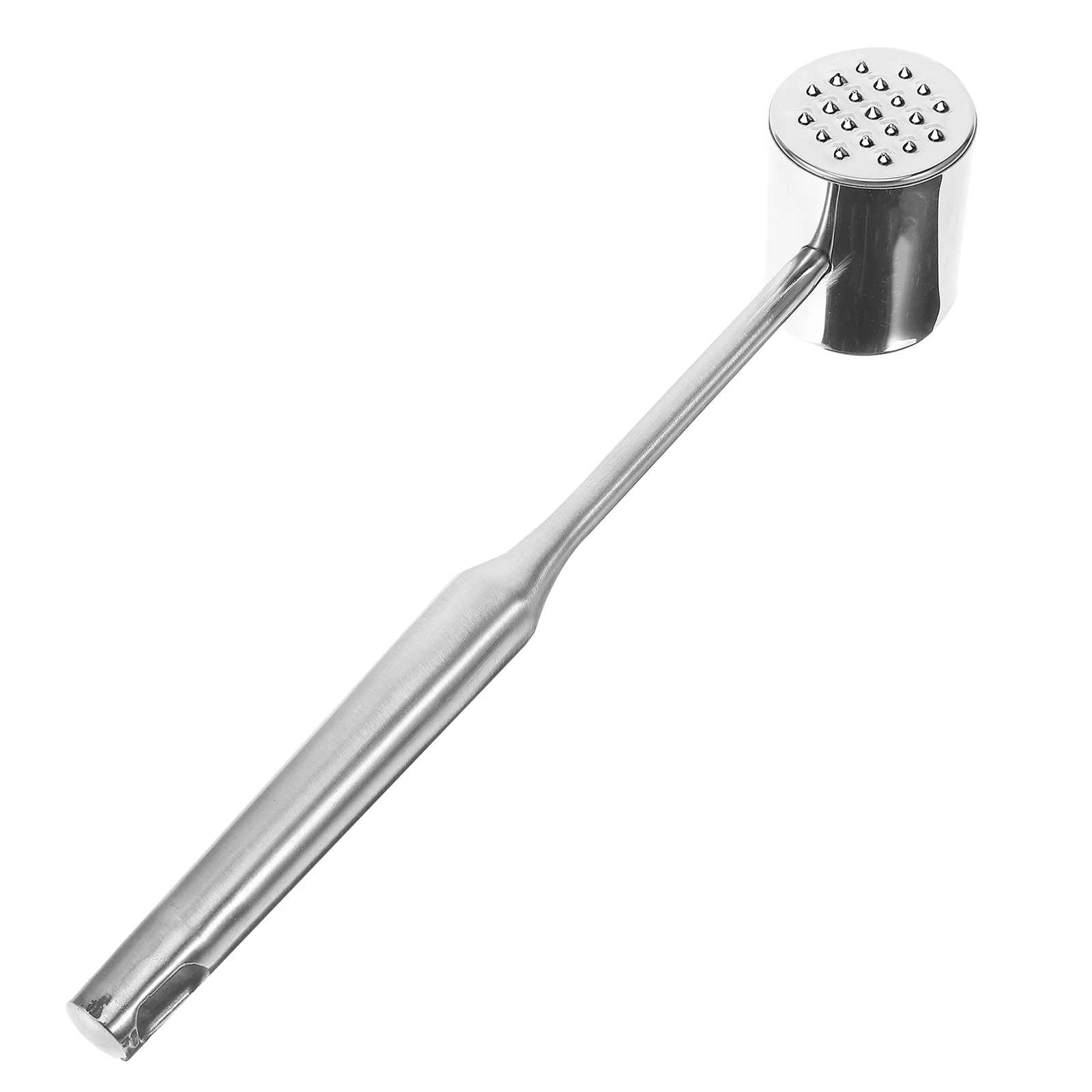 

Stainless Steel Meat Hammer Tenderizer Mallet Tool for Kitchen Steak Ground Beef Masher Pounder Non Slip H Practical