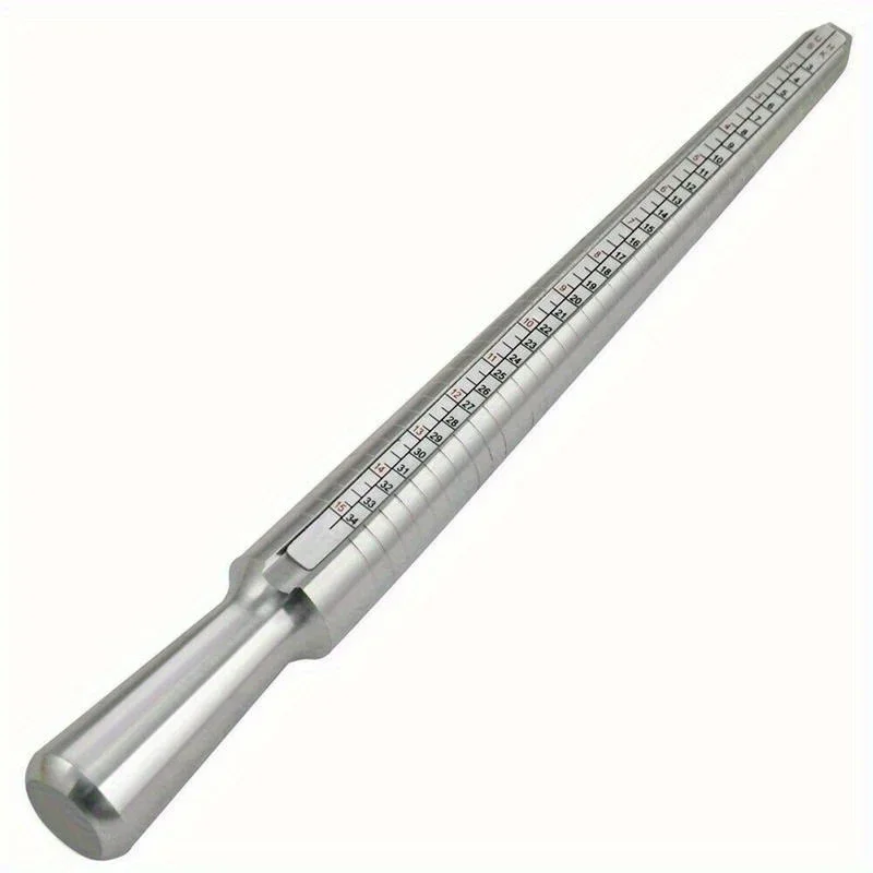 1 шт., инструмент для измерения размера металлического кольца, профессиональный измеритель размера пальца со стандартами HK/US/EU для изготовления ювелирных изделий, прецизионные аксессуары